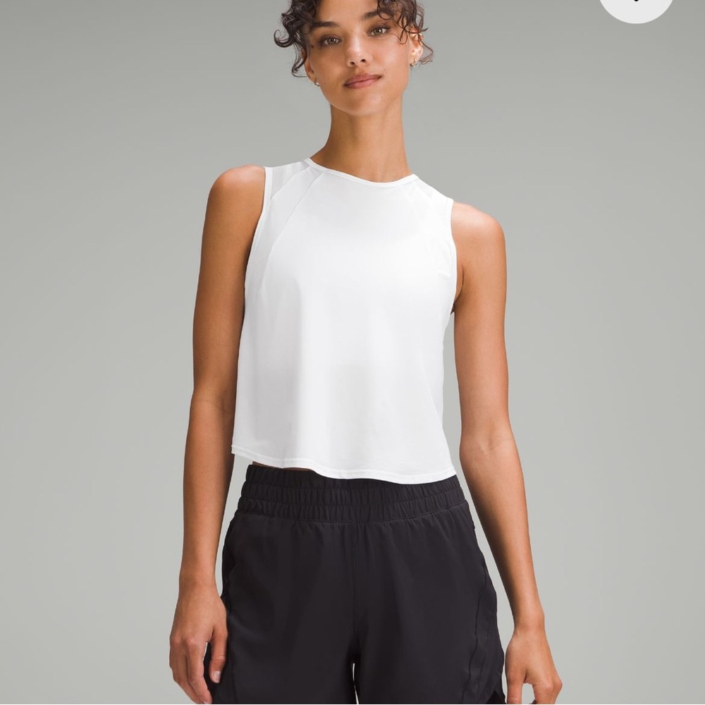 Lululemon sculpt cropped tank top